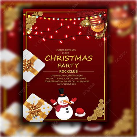Christmas Flyer Template Design | | PSD Free Download